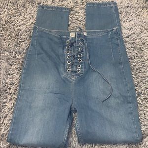 Free people lace up pants!